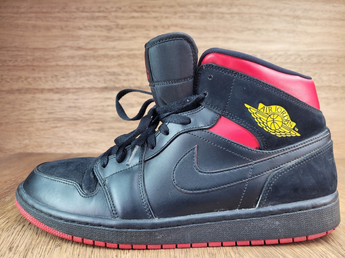 red black yellow jordan 1