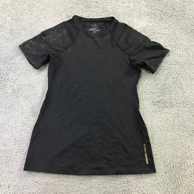 Tommie Copper Shirt Womens  Large Shoulder Centric Support Shirt Black ASIS