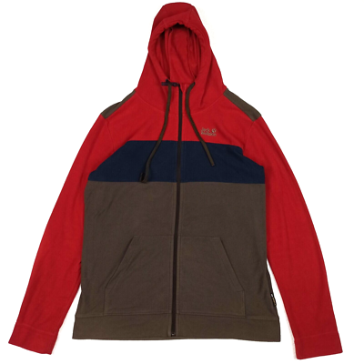 Jack Wolfskin Herren Full Zip Fleecejacke Größe XL Kapuzenpullover