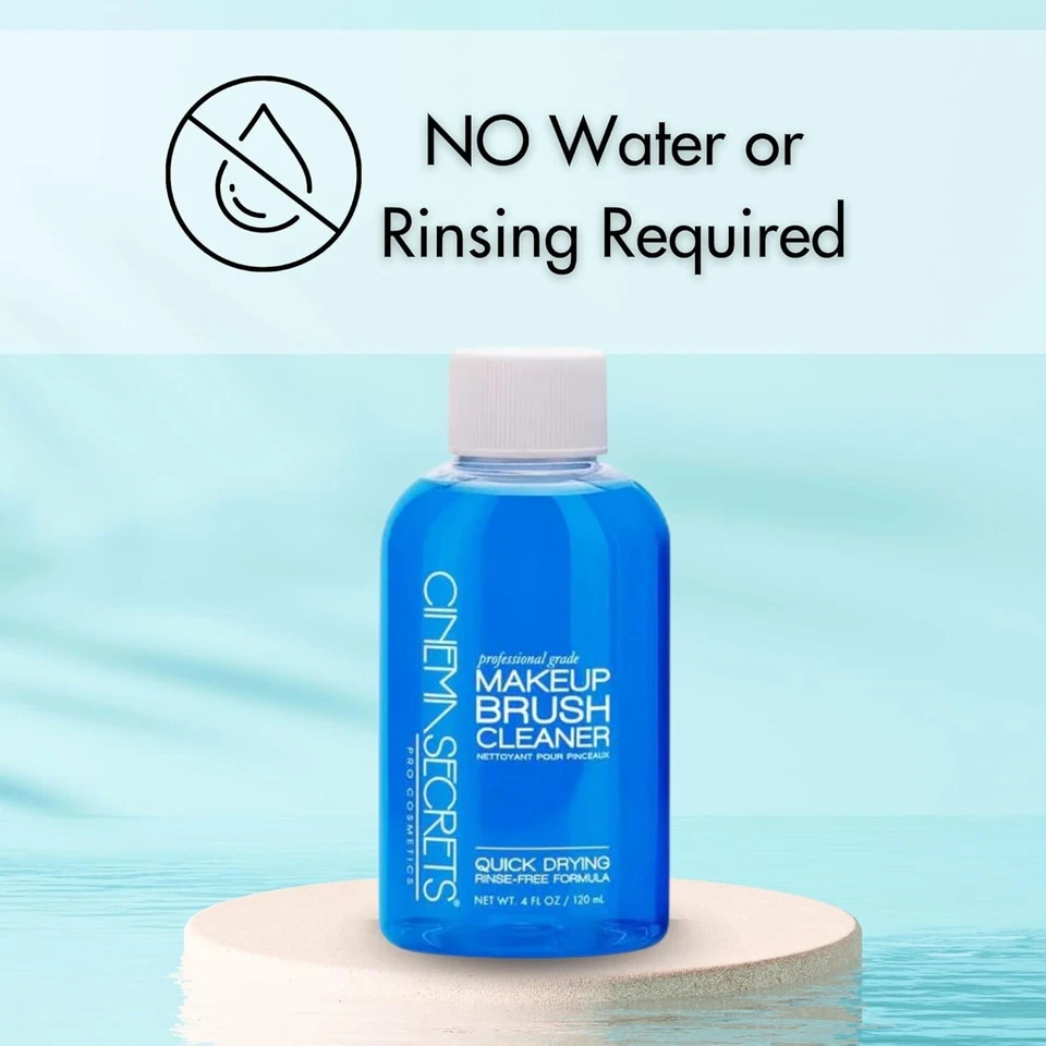 Cepillo limpiador de maquillaje de secado rápido Cinema Secrets Cosmetics 4 oz Foto 2 de 4