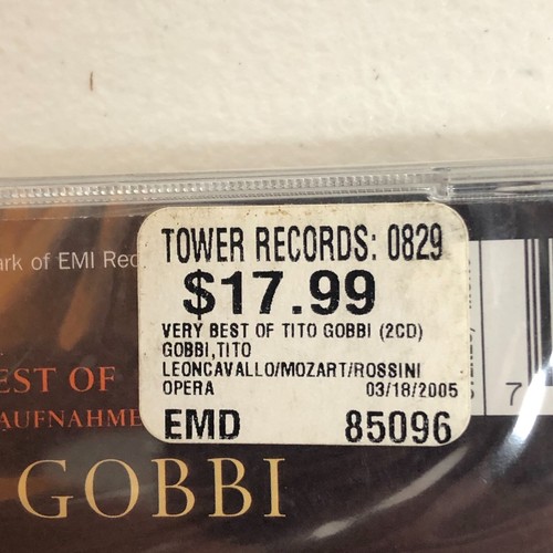 The Very Best Of Tito Gobbi CD New Sealed Opera Classical 2003 - Picture 6 of 11