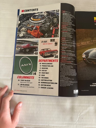 January 2021 Hemmings Muscle Machines Magazine 69 AMX 65 Rivera GS 60s Ford - Picture 2 of 5