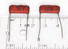 Unbranded .12uf 250v 250volt Tone Capacitors New Old Stock 4 pieces