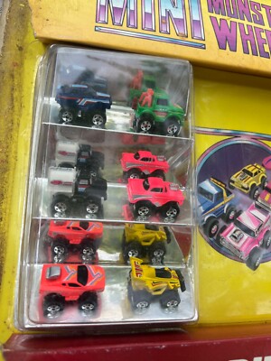 New Vintage 1988 Road Champs Mini Monster Wheels Micro Machines