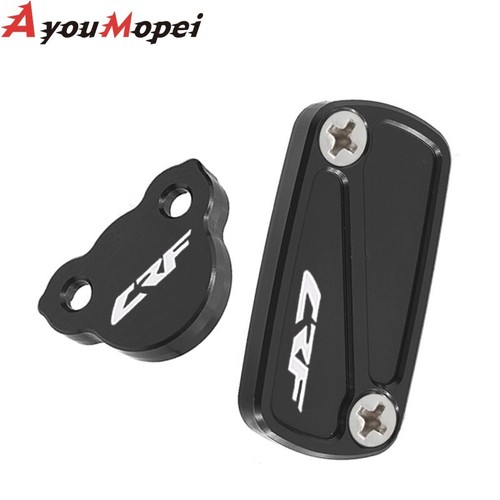 Front Rear Brake Reservoir Fluid Cover Cap For HONDA CRF250R/X CRF450R/X CRF150R - Picture 6 of 15