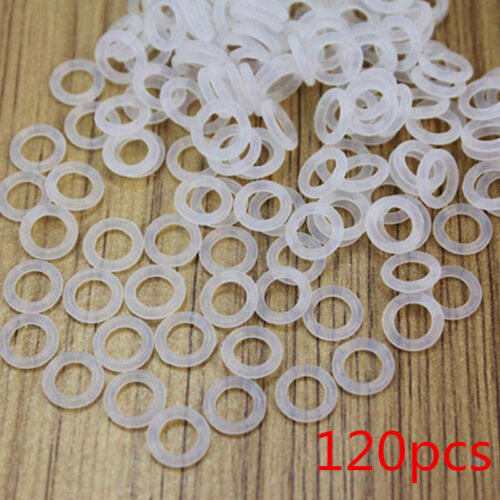 120PCS White Rubber O-Ring Dampers Keycap Mechanical keyboard For Cherry MX NEW - 第 3/10 張圖片