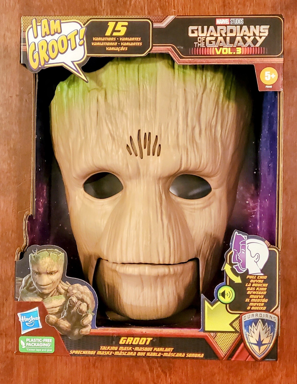 NEW GUARDIANS OF THE GALAXY VOLUME 3 - TALKING GROOT MASK & FULL HEAD ...