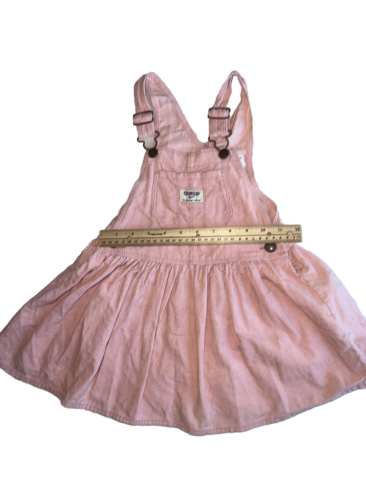 Girls Pink OSHKOSH Corduroy Jumper Dress ~ USA Ma… - image 5