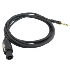 Speakon to 1/4" 25 ft.  True 14 Gauge Wire AWG DJ/Pro Audio Speaker Cable