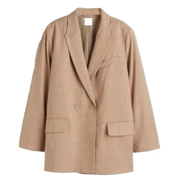 H&M Marrón abrigos, chaquetas y chalecos Casual para Mujeres