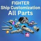 No Mans Sky Fighter Ship Customization Bundle - All Parts   PC, XBOX,PS4 & PS5