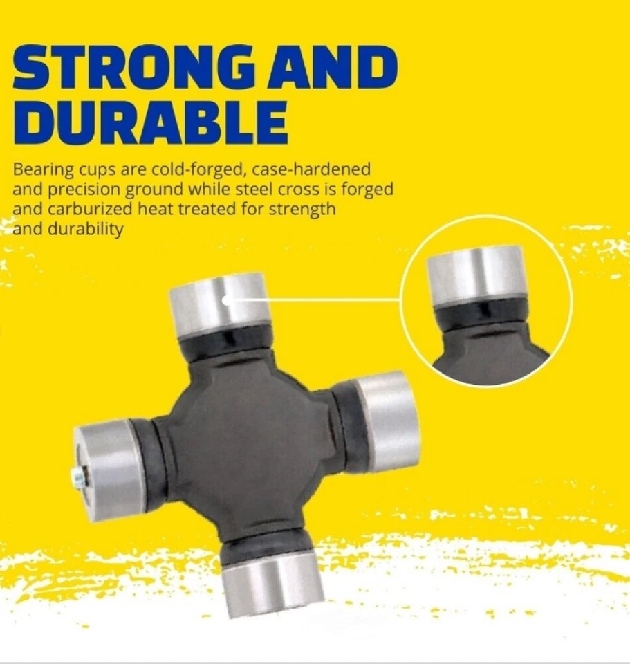 2 Driveshaft Universal Joints MOOG for AMC Chrysler Dodge Jeep Plymouth Pontiac - Image 4 of 4