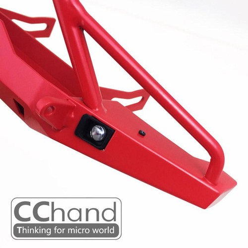 SOILD CChand Metal Front Bumper for RC Crawler 1/10 Scale SCX10 II XJ Model - Picture 3 of 5
