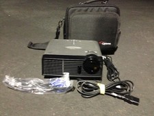 OPTOMA DX605R DLP PORTABLE PROJECTOR, ONLY 115 ORIGINAL HOURS 