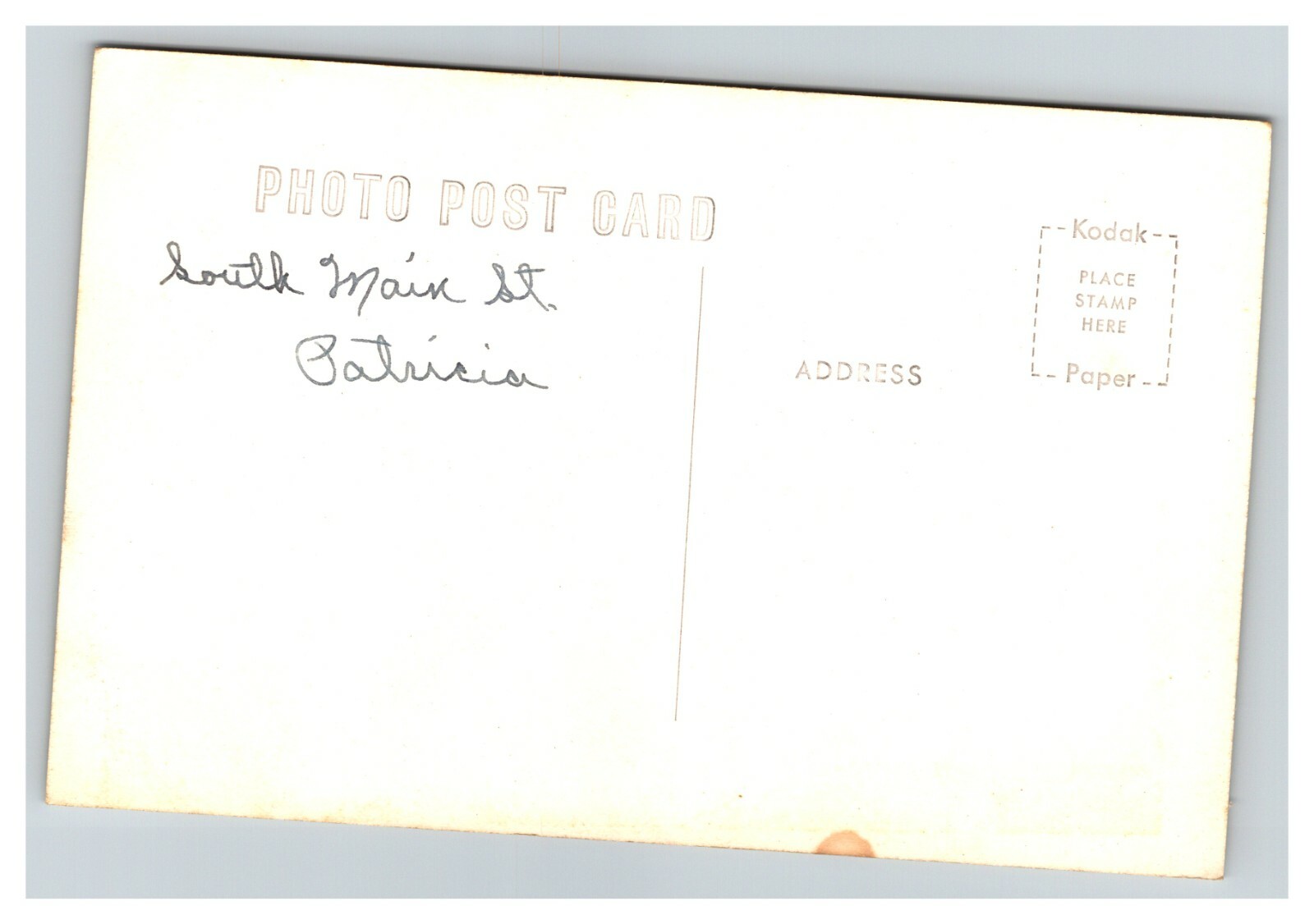 Vintage 1950's RPPC Postcard Main Street Perryton Texas Antique Cars