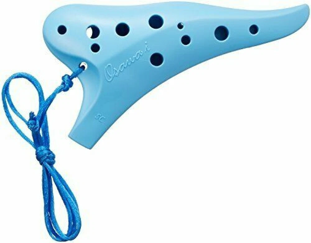 Osawa Ocarina i series plastic soprano C-tone sky blue PI-SC SBL 4941216025547