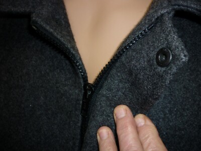 Vintage Eddie Bauer Leather Elbow Patch Bomber Jacket Men's Size L