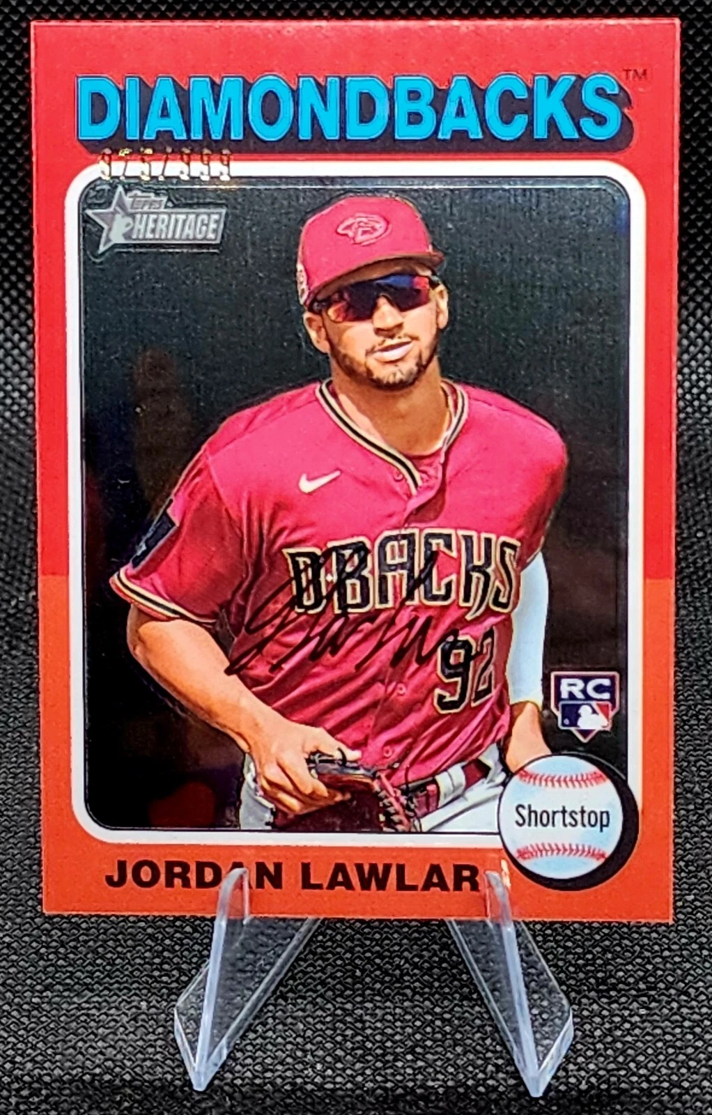 2024 Topps Heritage Jordan Lawlar Chrome RC 975/999 #429 Diamondbacks
