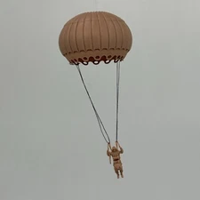 1/72 Scale Resin Model Parachuting Paratrooper Tabletop Unpainted Miniature