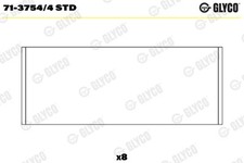 GLYCO 71-3754/4 STD Cuscinetto asta di collegamento per RENAULT,VOLVO