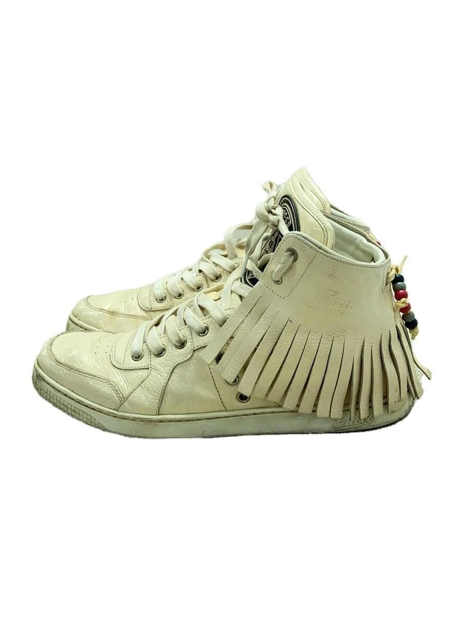 Baskets montantes Gucci Ivo émaillées US9,5 occasion style franges