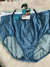 Vanity Fair Radiant Collection Comfort Stretch 3 Pack Brief 5XL/12