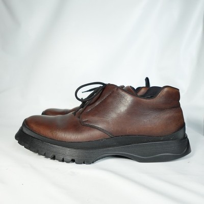 Vintage 2000s Prada Chunky Derby Lace Up Shoes Mod. T1371 Size US