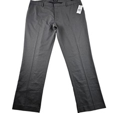 Kenneth Cole Dress Pants Men's Slim Fit Gray Formal Office Business Trousers