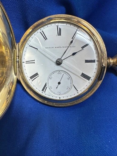 Antique 1878 Elgin “The Chief” Key Wound 7 Jewel Pocket Watch *Runs*