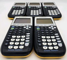 *LOT OF 5* Texas Instruments TI-84 Plus Scien...