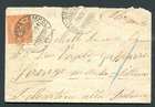 sachet ann. amb. CHIUSI-SIENA-EMPOLI 1894 aff. arrival ann. collection BADIA SE
