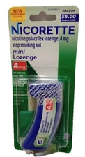 Nicorette Mini Lozenge Mint - 4MG (20CT) Expires 01/27