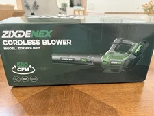 ZIXDE NEX Cordless Blower with Battery & Charger (ZDX-DDLB-01) 580CFM