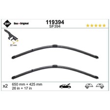 Scheibenwischer Set vorne für Peugeot 207 WA CC WD SW WK 207-207+ | 23868382