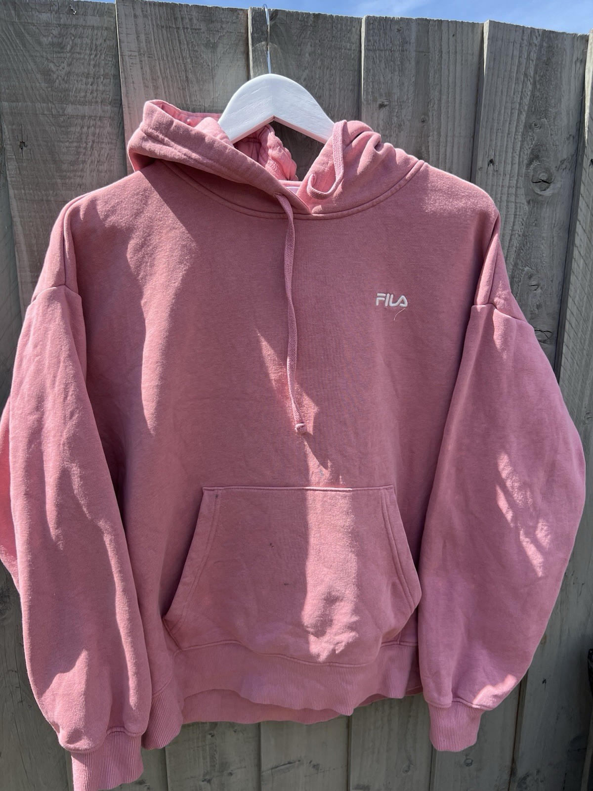 Felpa con cappuccio donna Fila rosa Taglia L