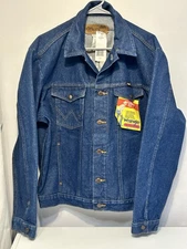 Wrangler Jean Denim Jacket Pendleton Whisky L NEW Let ‘em Buck