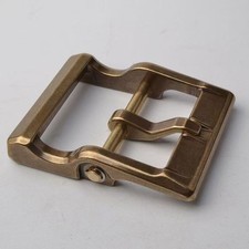 Solid retro brass belt buckle detachable belt accessory