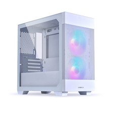 LIAN LI High Airflow Micro ATX White RGB Gaming Computer Case Mesh PC Case