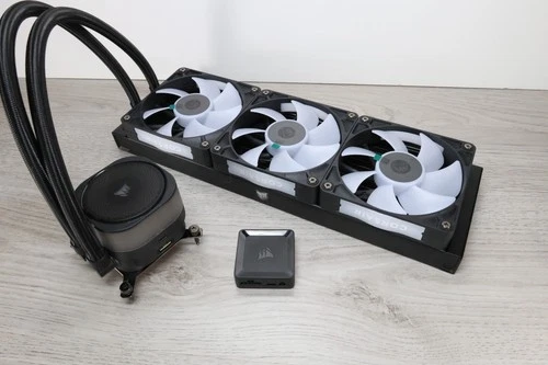 Corsair iCUE LINK TITAN 360 RX RGB AIO Cooler, 3x120mm ARGB Fan