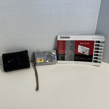 Casio EXILIM EX-Z77 7.2MP Digital Camera 3x Optical Zoom Silver UNTESTED 