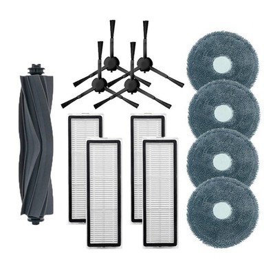 FüR  L10S Pro / RLS6L /  S10+ RollenbüRste SeitenbüRste HEPA- Mopptuch Lapp8649