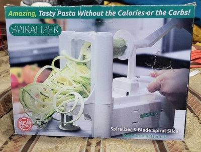 Spiralizer 5-Blade Spiral Slicer Tasty Pasta Without The Calories or The Carbs 