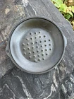 #8 Lodge Cast Iron skillet lid  with raised molders mark and size.