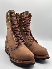 New Men's Thorogood 804-3555 Steel Toe WP Leather Work Boot U.S.A. 14 D