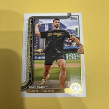 2025 Topps Series 1 FIRST PITCH #FP-6 Carl Radke (Pirates)