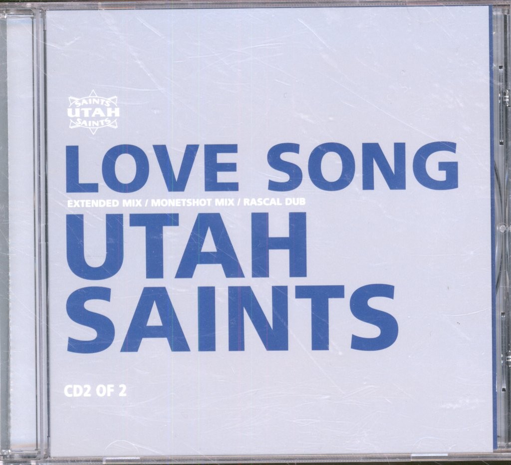 Utah Saints Love Song CD UK Echo 2000 single. CD2 ECSCX83