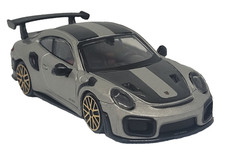 New Boys Toys Porsche 911 Gt2 Rs In Silver 1:43 Scale Diecast Model Car Boxed