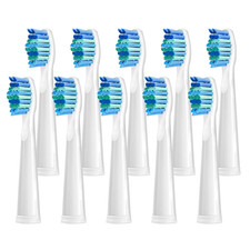 10 Pack Electric Toothbrush Replacement Heads Compatible with Fairywill