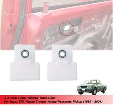 TÜR GLAS FENSTER SCHIENEN CLIPS passend für ISUZU RODEO TROOPER AMIGO PÄSSE...
