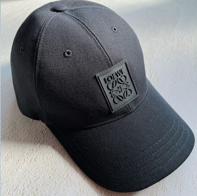 Loewe Hat Cap Black Canvas New Japan | eBay
